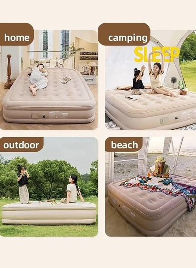 Eworld Portable Inflatable Air Mattress with Built in Electric Pump-4