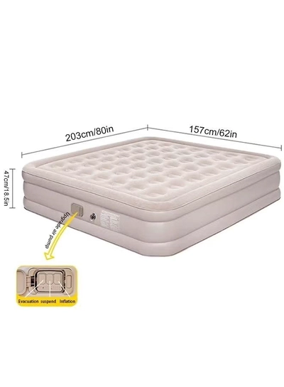 Eworld Portable Inflatable Air Mattress with Built in Electric Pump-5