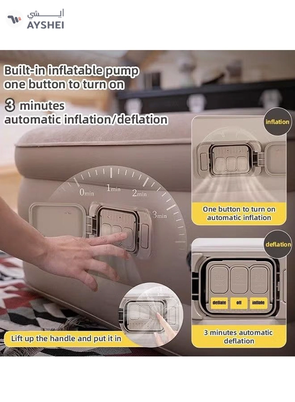 Eworld Portable Inflatable Air Mattress with Built in Electric Pump