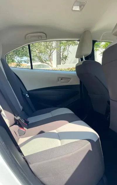 White Toyota Corolla Sedan-5