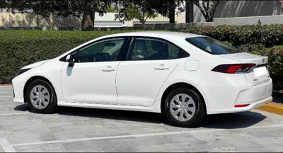 White Toyota Corolla Sedan-3