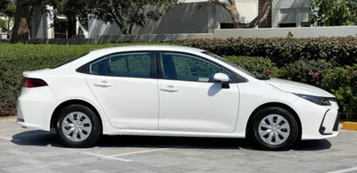 White Toyota Corolla Sedan-2