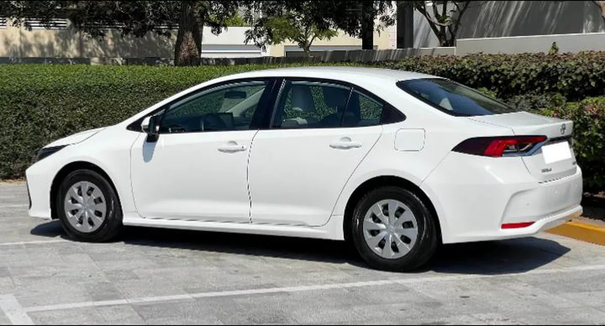 White Toyota Corolla Sedan-3-3
