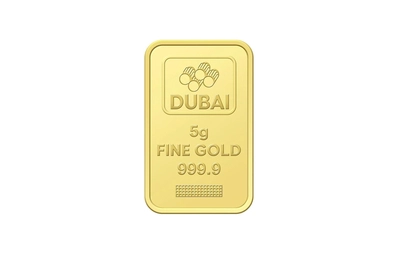 Dubai Gold 5 Grams Pure 999.9 Fine Gold Bar-2