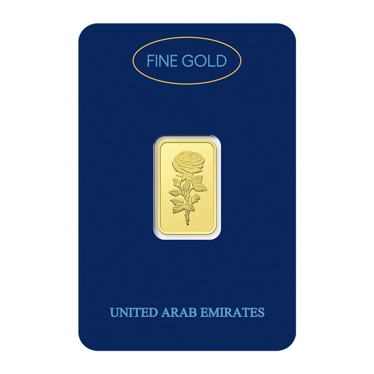 Dubai Gold 5 Grams Pure 999.9 Fine Gold Bar-0-0