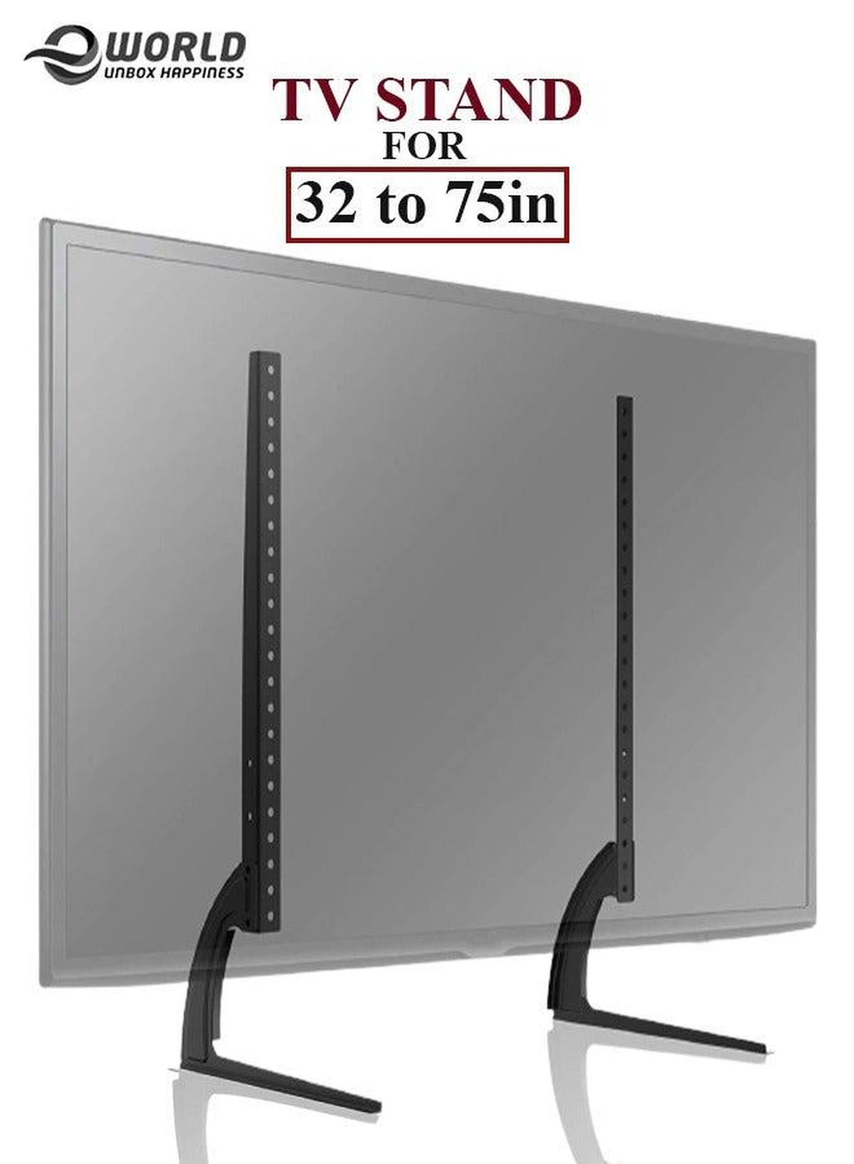 Universal TV Stand Height Adjustable Mount of 32 73 40 42 44 47 50 55 60 65 inch Plasma LCD LED Flat and Curved Screen TVs VESA 800mmx500mm-3-3