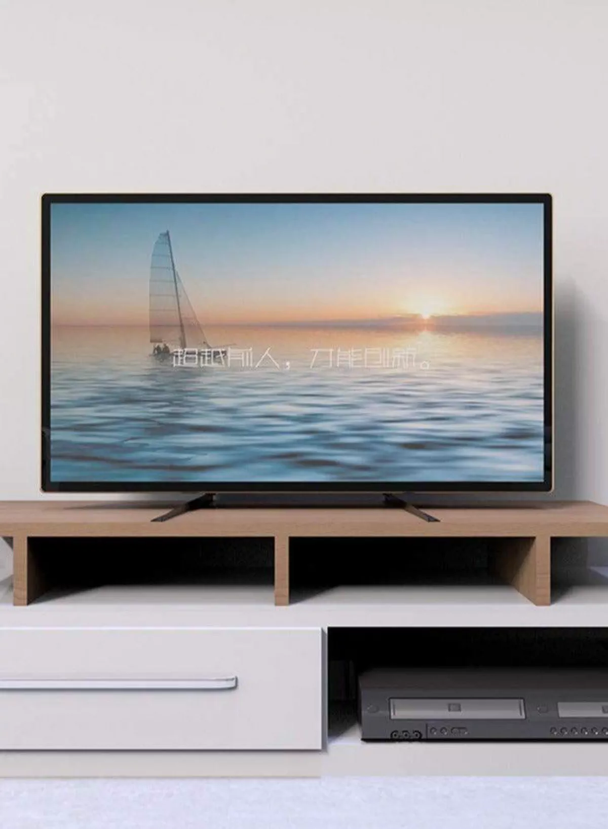 Universal TV Stand Height Adjustable Mount of 32 73 40 42 44 47 50 55 60 65 inch Plasma LCD LED Flat and Curved Screen TVs VESA 800mmx500mm-4-4