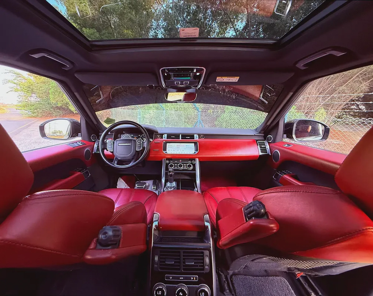 2017 Land Rover Range Rover Sport HSE Red Edition | GCC Specs صبغ وكالة استخدام مالك اول-4-4