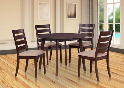 Amber Dining Set, 1 + 4 Chairs-2