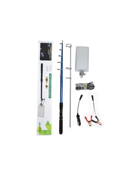 Conpex 500W Outdoor Multifunction LED Light Fishing Rod Camping Lamp 5M-2