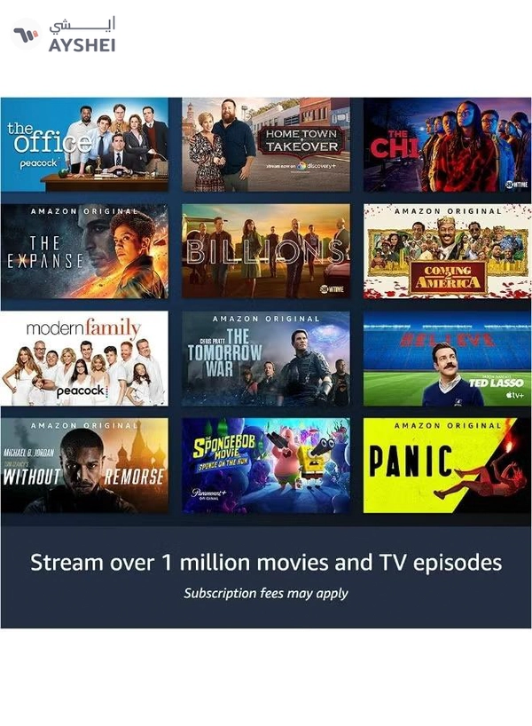 TV Fire TV Stick 4K Max (2nd Gen) with Alexa Voice Remote, 16GB Storage, Wi-Fi 6E, Dolby Vision