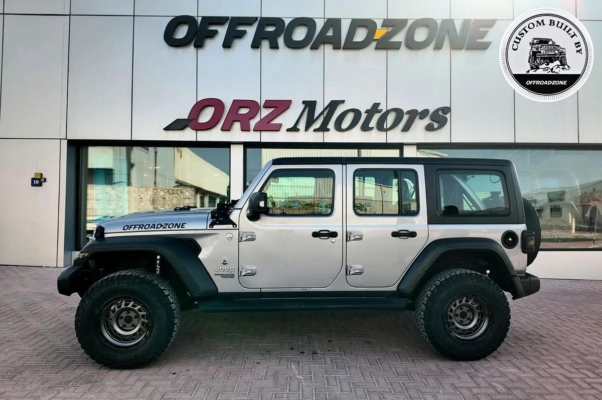 6 Mos ORZ Wty and 1 Yr ORZ SP | 2021 Jeep Wrangler 4DR Sport Silver | ORZ Custom Built-14-14
