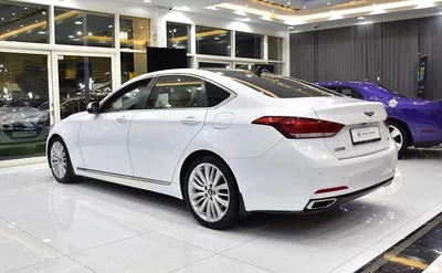 Hyundai Genesis 3.8 ( 2016 Model ) in White Color GCC Specs-3