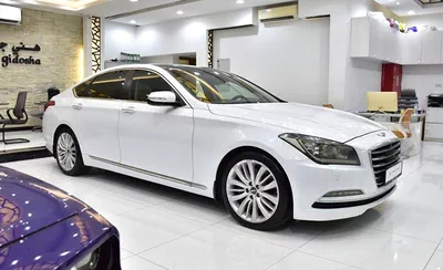 Hyundai Genesis 3.8 ( 2016 Model ) in White Color GCC Specs-9