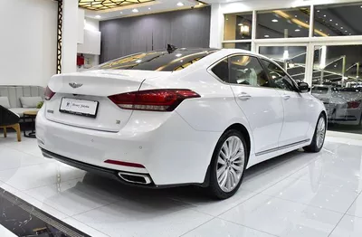 Hyundai Genesis 3.8 ( 2016 Model ) in White Color GCC Specs-1