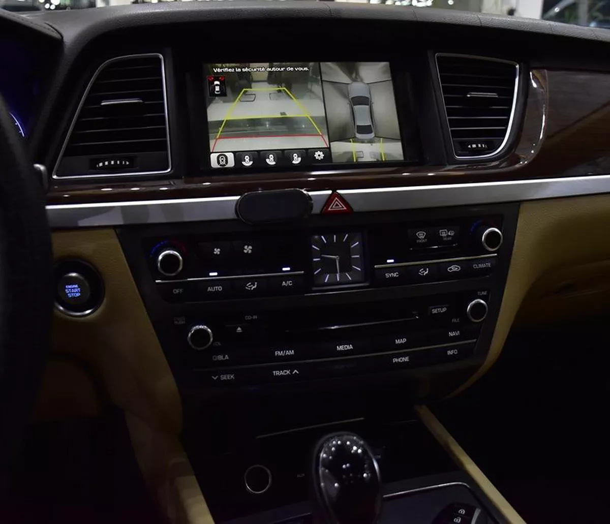 Hyundai Genesis 3.8 ( 2016 Model ) in White Color GCC Specs-4-4