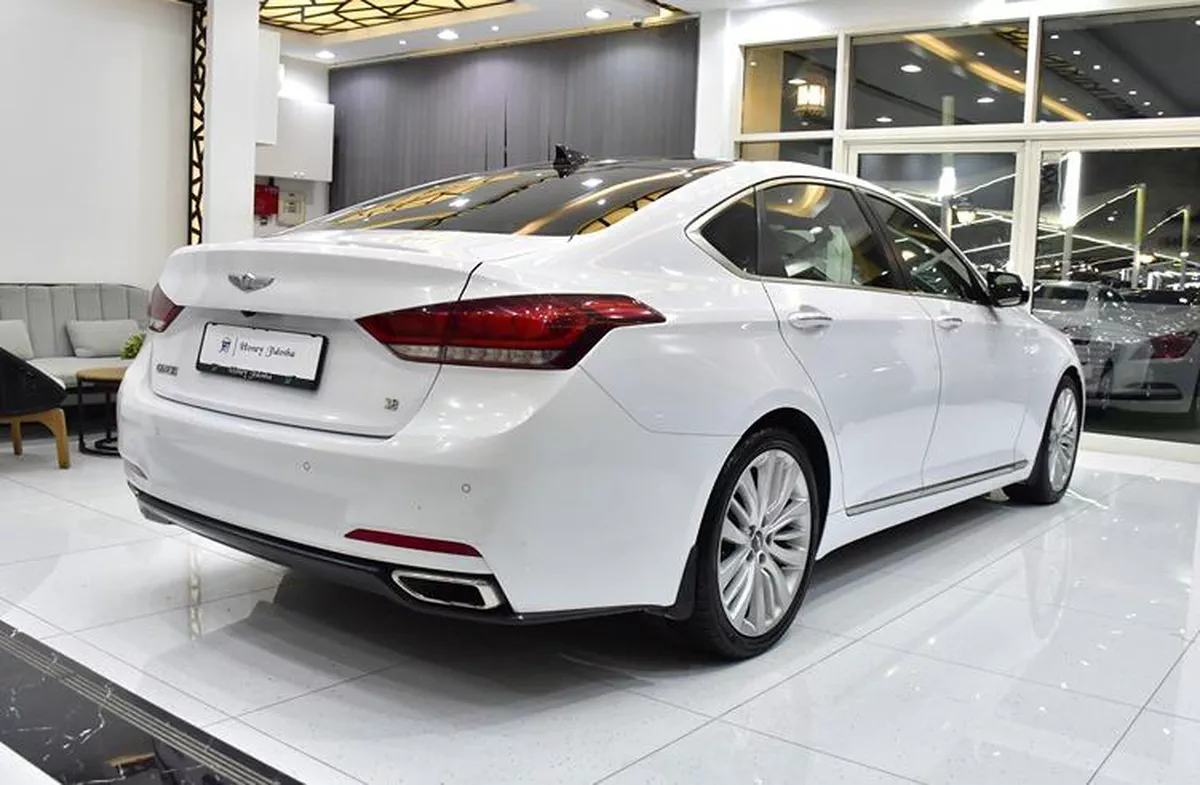 Hyundai Genesis 3.8 ( 2016 Model ) in White Color GCC Specs-1-1