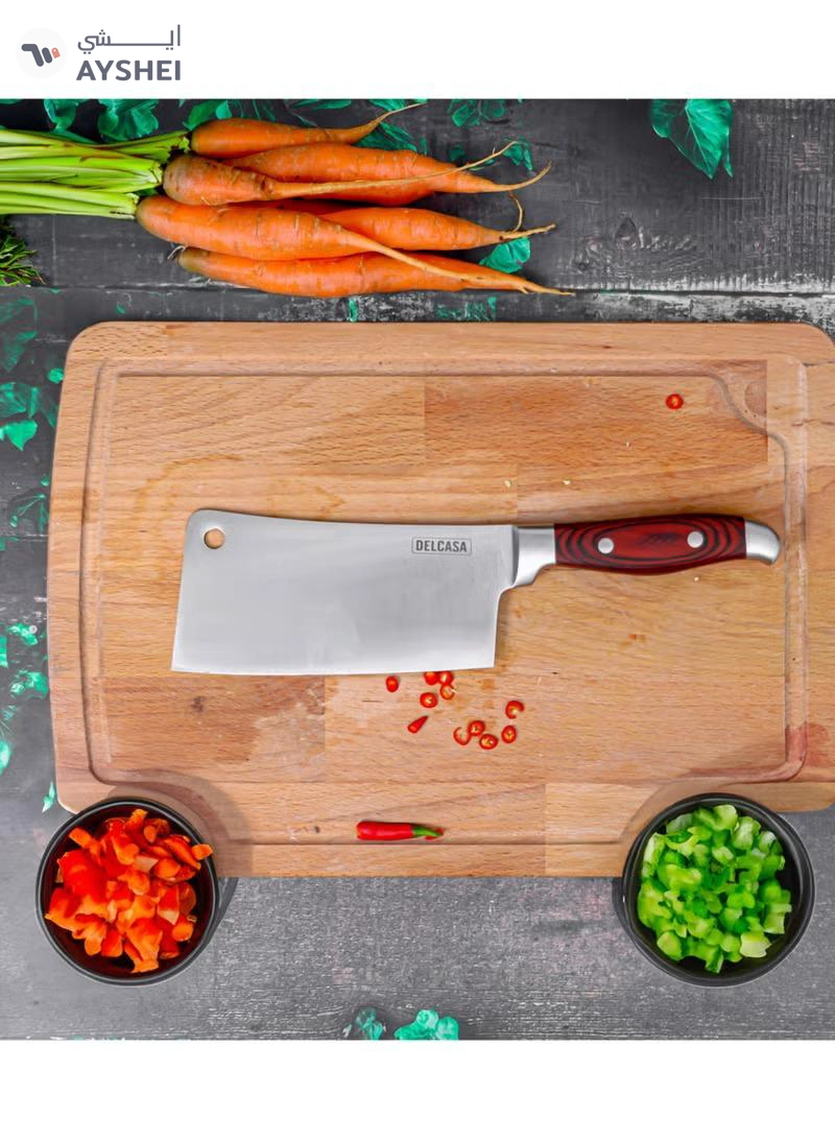 Delcasa 6" Cleaver - DC3440-4-4