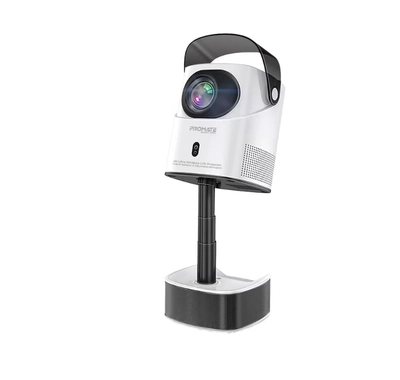 PROMATE 4K Ultra HD Wireless LCD Projector with Built-In Speaker & Monopod Stand-0