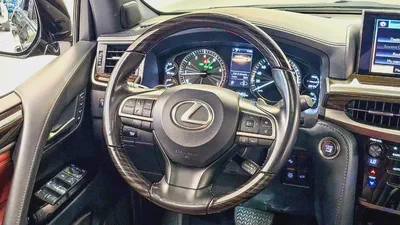 LEXUS - LX 570 - 25 EDITION -  2021 MODEL - GCC SPECS - 70,000 KM - BLACK / TAN-2