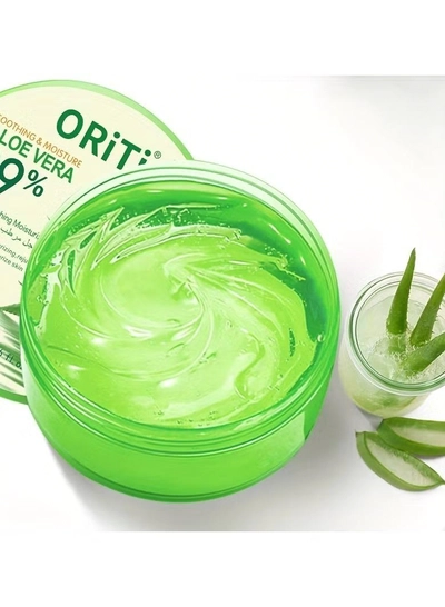 ORiTi 2 PCS Aloe Vera Soothing Moisturizing Gel Clear 300ml-4