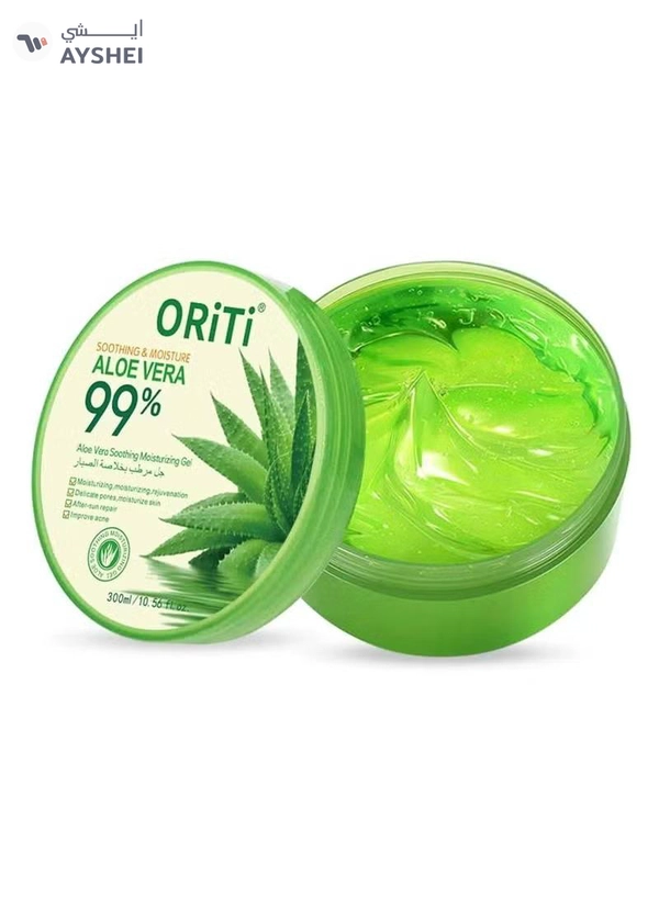 ORiTi 2 PCS Aloe Vera Soothing Moisturizing Gel Clear 300ml