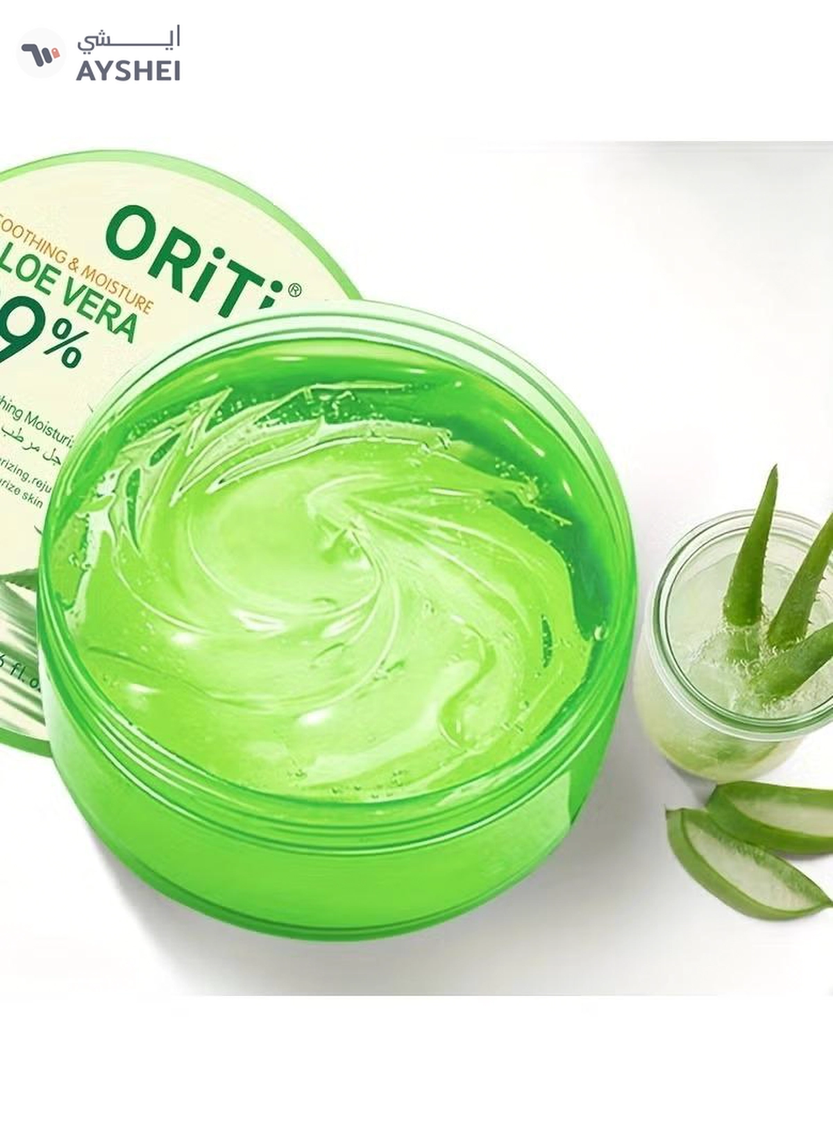ORiTi 2 PCS Aloe Vera Soothing Moisturizing Gel Clear 300ml-4-4