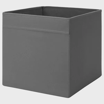 DRÖNA Storage Box - Dark Grey, 33x38x33 cm-0