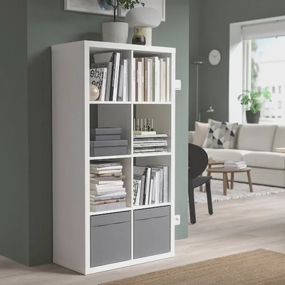 DRÖNA Storage Box - Dark Grey, 33x38x33 cm-2