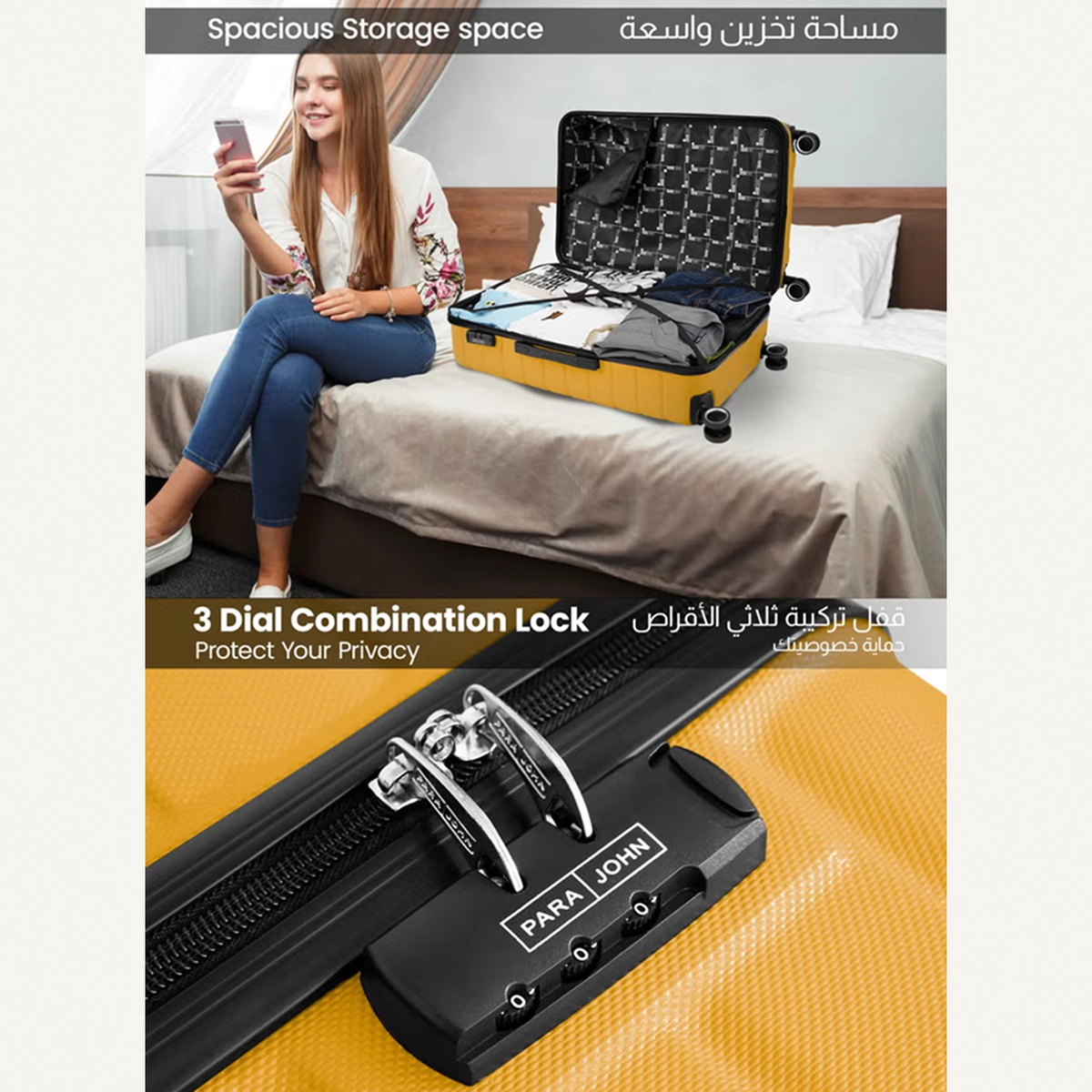 Para John Beta Series Set of 2 Luggage-4-4