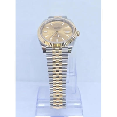 Rolex Datejust 41 | 41mm Champagne Index Dial with Jubilee Bracelet-3