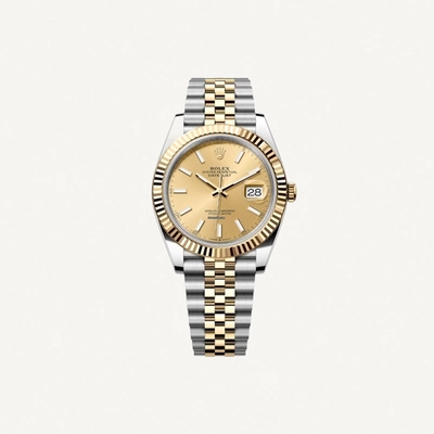 Rolex Datejust 41 | 41mm Champagne Index Dial with Jubilee Bracelet-0