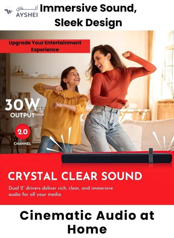 JVC Bundle Of 55-Inch Edgeless 4K UHD QLED Smart TV (WebOS, Dolby Audio, Bluetooth, Magic Remote) With 2.0 Channel Soundbar (Bluetooth, FM Radio, USB Playback) LT-55NQ7145+SOUNDBAR Black