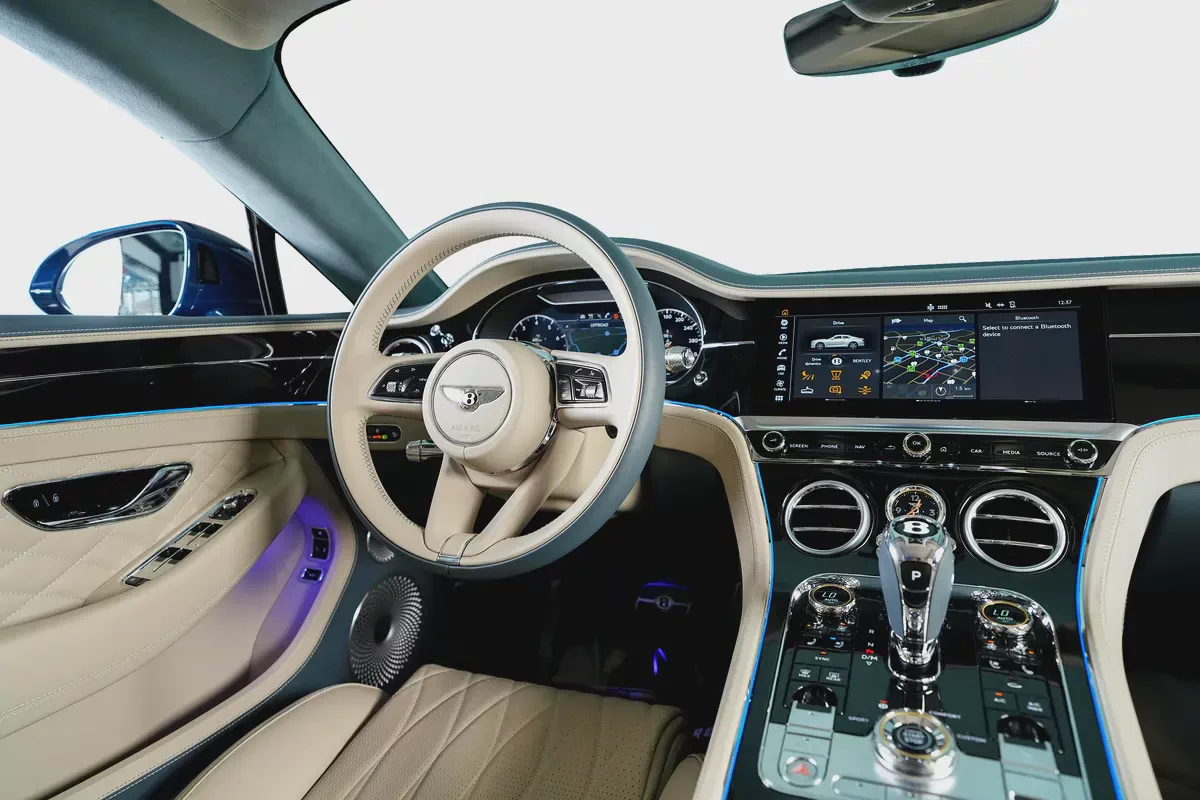 Bentley Continental GT AZURE-GCC-Exclusive Bespoke-Al Habtoor Warranty Service Contract-Low Mil-18-18