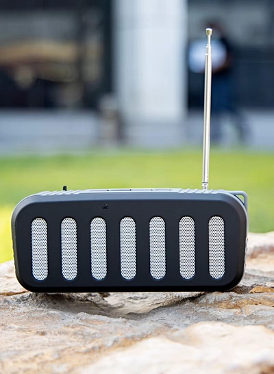 GEEPAS Rechargeable Bluetooth Speaker, TWS Connection GMS11184 Portable Wireless Speakers 1200mAh Battery BT/ TF Card/ AUX/ USB Playback For Home, Party, Outdoor-0