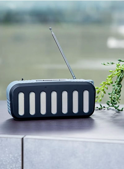GEEPAS Rechargeable Bluetooth Speaker, TWS Connection GMS11184 Portable Wireless Speakers 1200mAh Battery BT/ TF Card/ AUX/ USB Playback For Home, Party, Outdoor-1