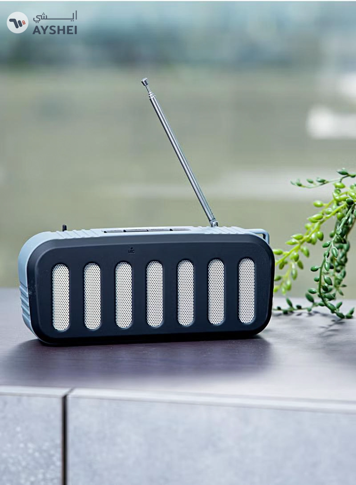 GEEPAS Rechargeable Bluetooth Speaker, TWS Connection GMS11184 Portable Wireless Speakers 1200mAh Battery BT/ TF Card/ AUX/ USB Playback For Home, Party, Outdoor-1-1