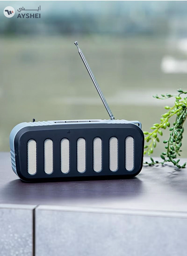 GEEPAS Rechargeable Bluetooth Speaker, TWS Connection GMS11184 Portable Wireless Speakers 1200mAh Battery BT/ TF Card/ AUX/ USB Playback For Home, Party, Outdoor
