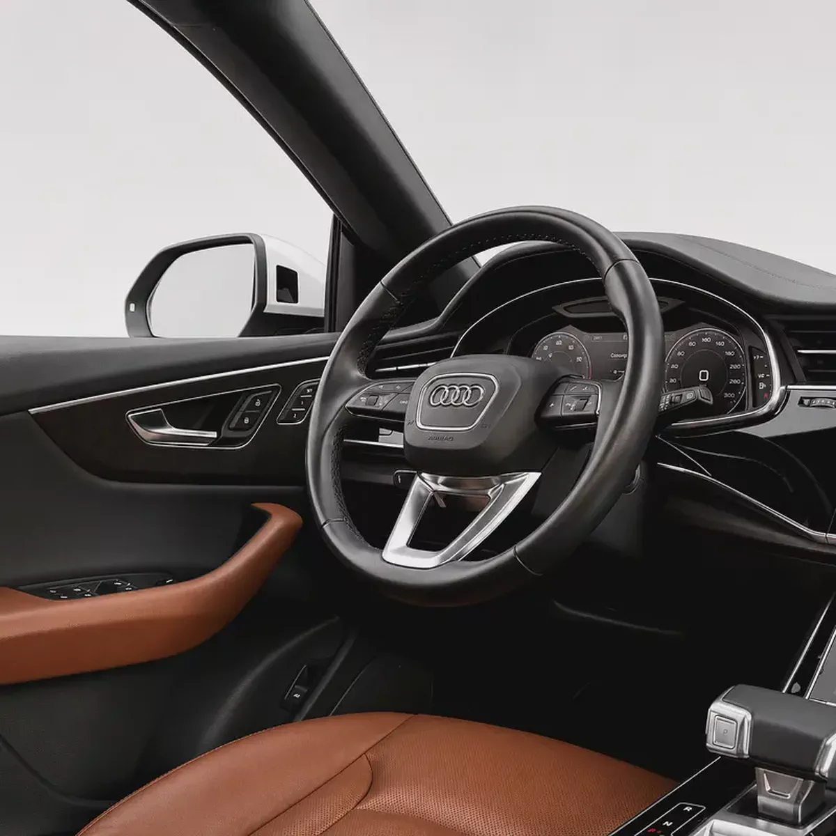 AED 3,449 P.M • 0% Downpayment • Audi Q8 55 TFSI S Line • Agency Service Contract-8-8