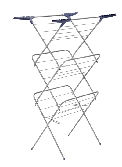 Delcasa 3 Tier Metal Cloth Dryer DC3602 (135x60x52) Cloth Drying Stand-0