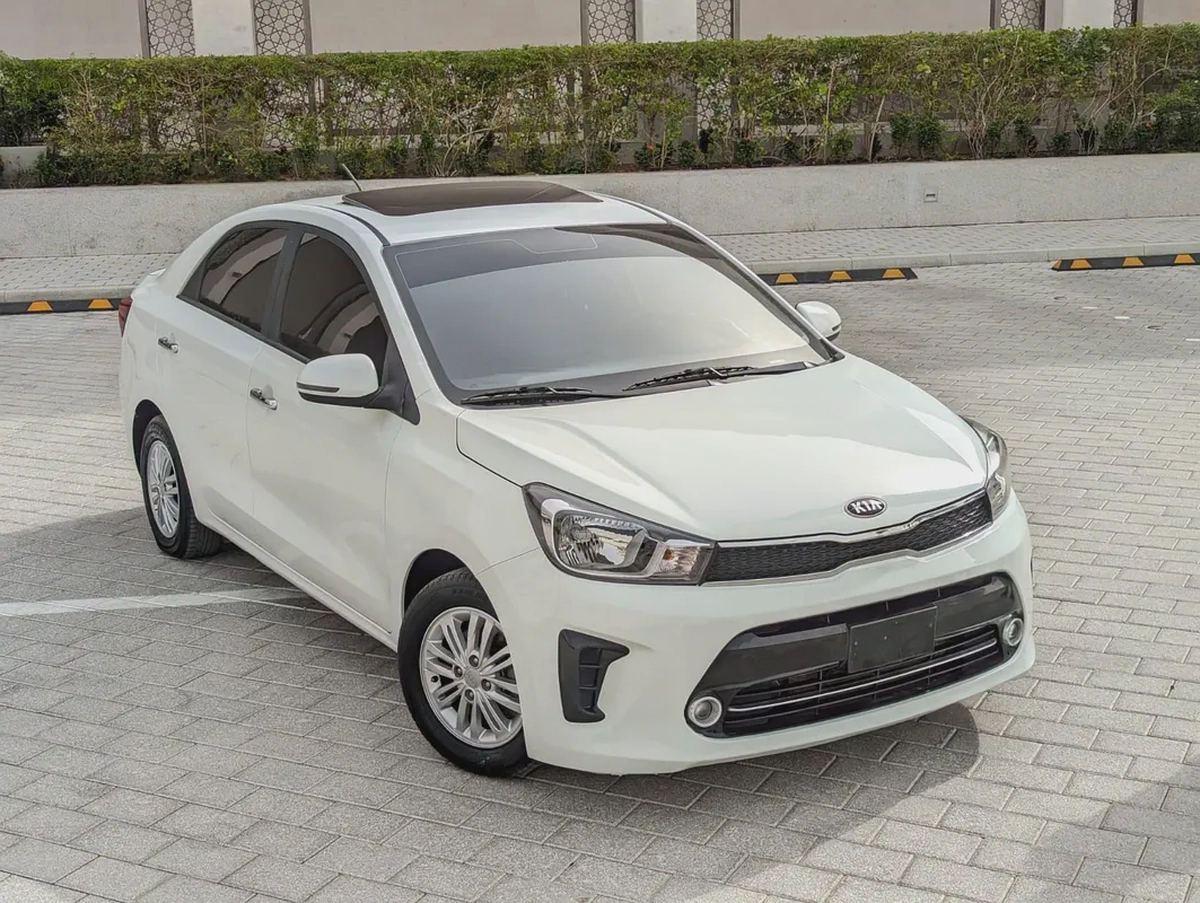 Kia Pegas 2020, MPI Top, GCC Premium Condition With Low KM Perfect Family Sedan With Sunroof and Nav-4-4