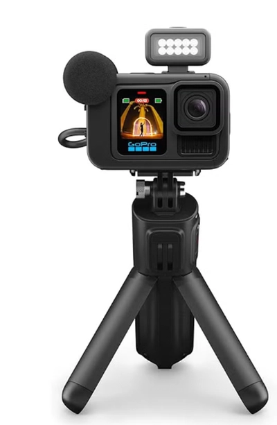 GoPro Hero13 Creator Edition - Includes Volta (Battery Grip, Tripod, Remote), Media Mod, Light Mod-0