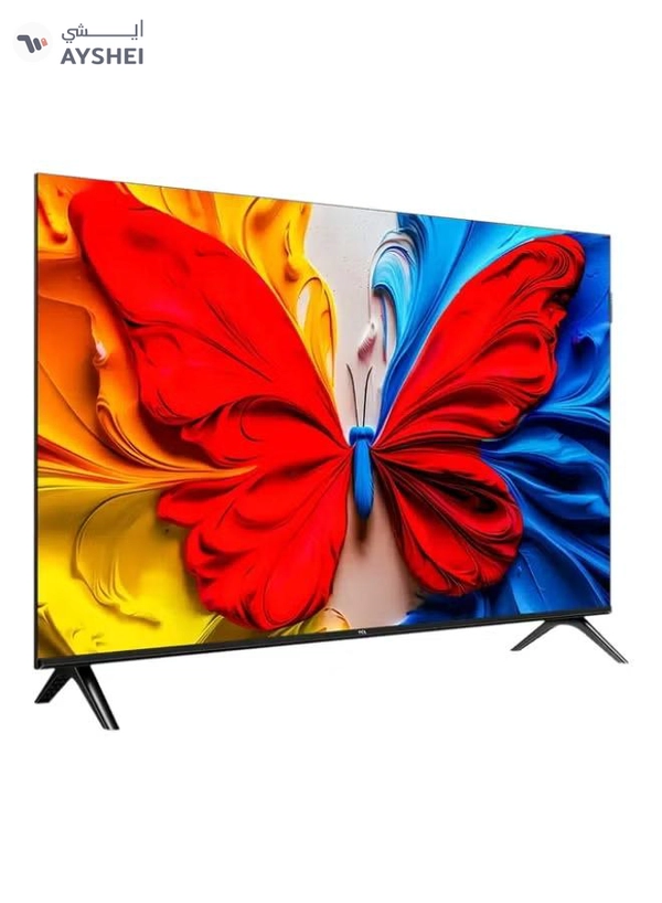 TCL 50 Inch S5K QLED Full HD Smart Google TV with Google Voice, HDR10, Dolby Audio, Google Cast, and Metallic Bezel-less Slim Design - 2025 Model 50S5K Black
