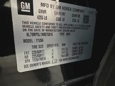 Chevrolet trailblazers 2022-12