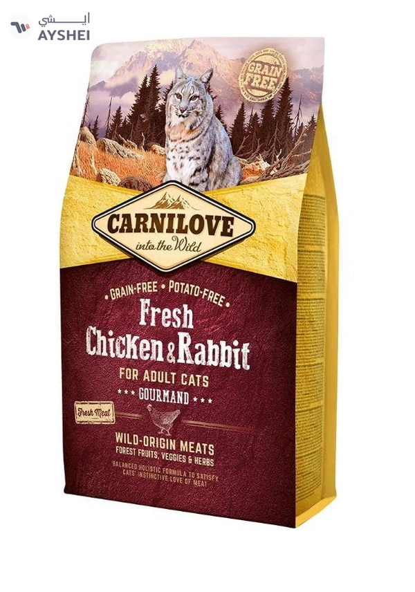 CARNILOVE Fresh Chicken & Rabbit for Adult Cats 2kg