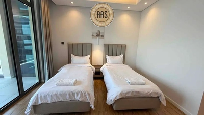 spacious fully furnished 2bhk close to metro rent only 140k-8