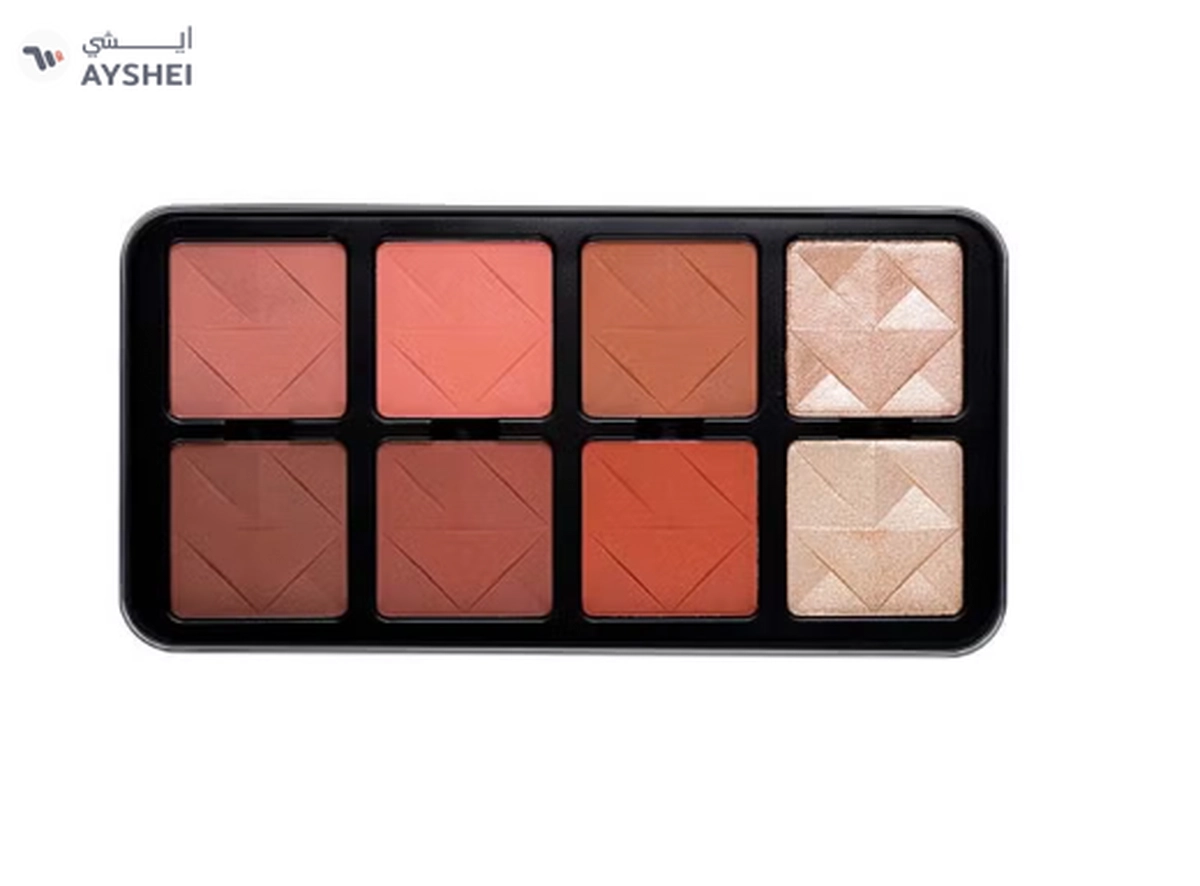 Character Pro Highlighter & Blush Palette C-A201 Multicolour