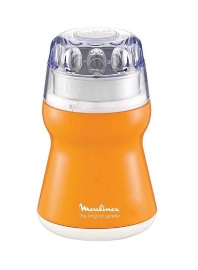 Moulinex Electric Coffee Grinder AR1100 Orange/White/Clear-0