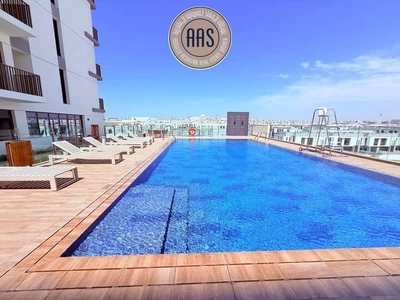 Chiller free brand new studio with kitchen appliances in Al furjan Dubai-3