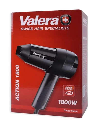 Valera Hair Dryer Action Black 1800 - Swiss Black-2
